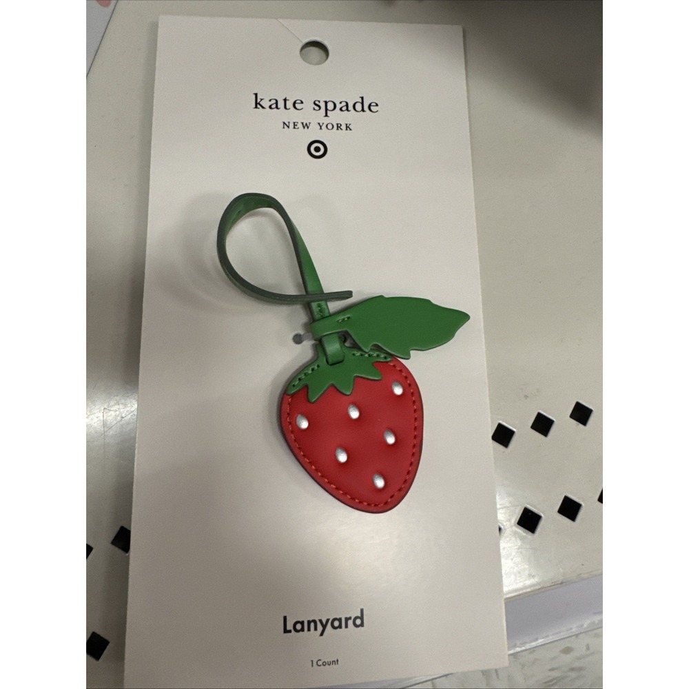 Strawberry‎ Bag Charm Lanyard kate spade new york x Target New!